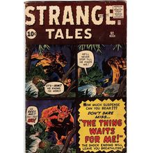 STRANGE TALES # 92 Classic KIRBY cover !!