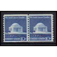 1520 10c Jefferson Memorial Fine MNH CLP W1677