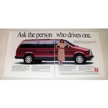 1990 Dodge Grand Caravan SE Minivan Ad