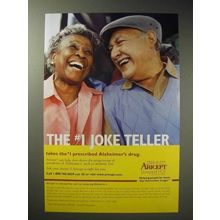 2005 Pfizer Aricept Ad - The #1 Joke Teller