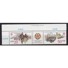 GERMANY DDR [1986] MiNr 3028-29 Zdr I ( **/mnh ) Plattenfehler
