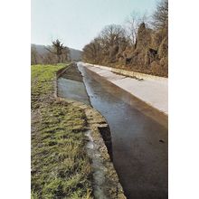 Kennet & Avon Canal Avoncliff December 1978 Boat Wiltshire Postcard