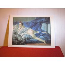 THE ODALISQUE by Francois Boucher. unused postcard Louvre, Paris =