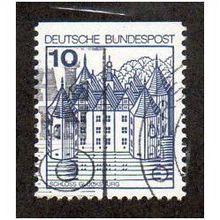 GER 1977 10pf 'CASTLES (EX BOOKLET)' FINE USED (EBID30-077)