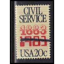 Used 2053 20c Civil Service Fine W4550