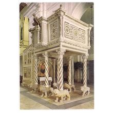 Cathedral Pulpit, RAVELLO, Italy unused vintage postcard =