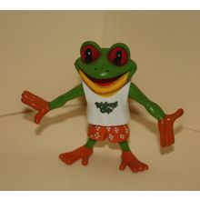 Rainforest Cafe Wild Bunch Cha Cha the Tree Frog Action Figure