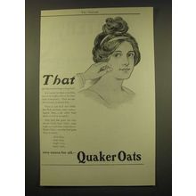 1902 Quaker Oats Ad - That isn't the results of drugs or drug-food