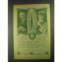 1903 Lifebuoy Soap Ad - The Doctor and Household