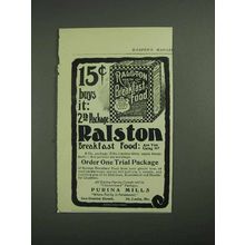 1902 Ralston Health Breakfast Food Ad - 2lb Package