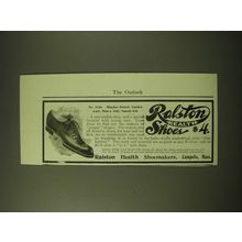 1902 Ralston Health Shoemakers Ad - No. 4324. Blucher Oxford Shoe