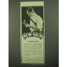 1922 New-Skin Antiseptic Ad - A Safeguard
