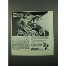 1969 Bauer Super 8 Movie Cameras Ad - Might Wake
