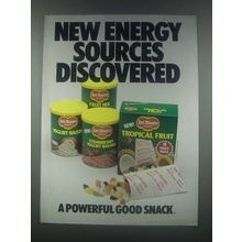 1985 Del Monte Ad - Fruit Mix, Yogurt Raisins