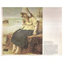 A MESSAGE FROM THE SEA. by Sir John Everett Millais page measure 23 x 27 cms #