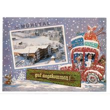 MUHLTAL, TIROL, AUSTRIA unused postcard multiview. 1995 (b) #