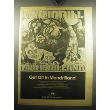 1974 Mandrill Mandrilland Album Ad - Get off in Mandrilland