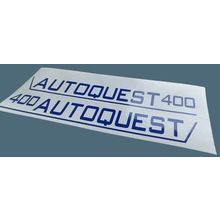 AUTOQUEST 400 Decal Sticker Graphics Elddis 23in Ultra Blue Decal stickers