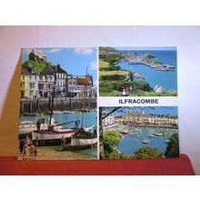 ILFRACOMBE, multiview used postcard. by John Hinde 1982 pm =