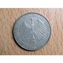 1957j 2 Deutsche Mark Germany Coin