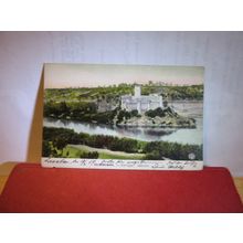 CASTELLO, ALMOUROL, PORTUGAL used antique postcard dated 1907 =