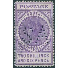 South Australia 1903 2s 6d bright violet Official SG276a variety used