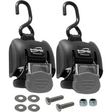 Boatbuckle G2 Stainless Steel Retractable Tie-Down Transom Straps - for Brackish