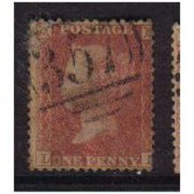 1841/58 1D RED corner letters (LI) F/U CDS R2