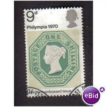 1970 GB PHILYIMPIA 9D F/U SG 836