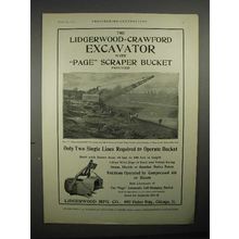 1911 Lidgerwood Crawford Excavator, Page Bucket Ad