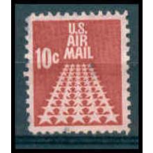 Used C72 10c 50 Stars Runway Fine WA0840