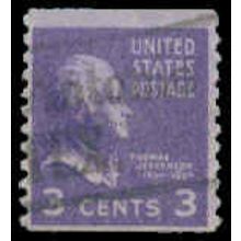 Used 842 3c Thomas Jefferson Fine M08204