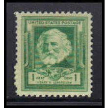 864 1c Henry Longfellow Fine MNH KA2477