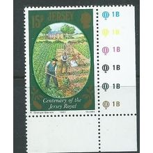 jersey stamps sg231 sg 231 mnh