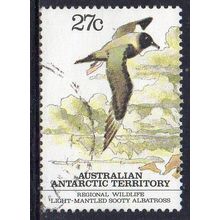 AAT 1983 Regional Wildlife - Light-mantled Sooty Albatross 27c Used