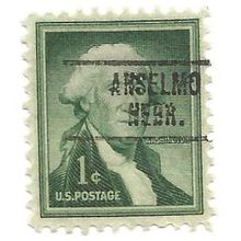 PRECANCEL -T&T ANSELMO, NEB 748 ON 1c LIBERTY