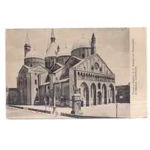 PIAZZA DEL SANTO, PADUA, ITALY unused vintage postcard c. 1917