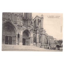 CHARTRES CATHEDRAL, FRANCE. unused vintage postcard #