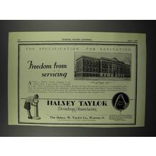 1929 Halsey Taylor Fountains Ad - College of Pharmacy