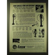 1971 Edson Steerers and Pumps Ad - Too small for an Edson?