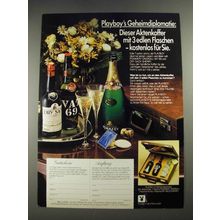 1977 Pommery Drapeau, Vat 69 and Dry Sack Sherry Ad - in German