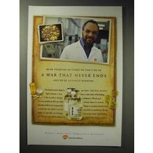 2005 GlaxoSmithKline Medicine Ad - War That Never Ends