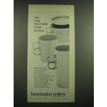 1968 Bennington Potters Trigger Mug Ad - The mug that made mugs famous