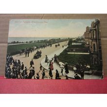 MARINE PARADE GARDENS, CLACTON-ON-SEA, ESSEX. used postcard w.h.s. 1900s pm =