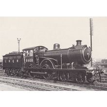 LNER 8868 Train & Driver Postcard