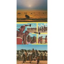 Senegal Boats Kenya Tribes 3x Africa Postcard s