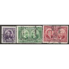 Canada 1927 Historical Issue SG271-273 Good Used . ..