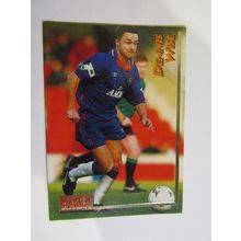 52. Dennis Wise - Chelsea - Merlin Ultimate P. L 1995/96 Football Card (ef1)