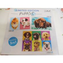 3 in a box Limited Edition Puppies jigsaw puzzle