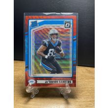 2024 Donruss Optic Rate Rookies Preview Holo Ja'Tavion Sanders Red Pandora #317